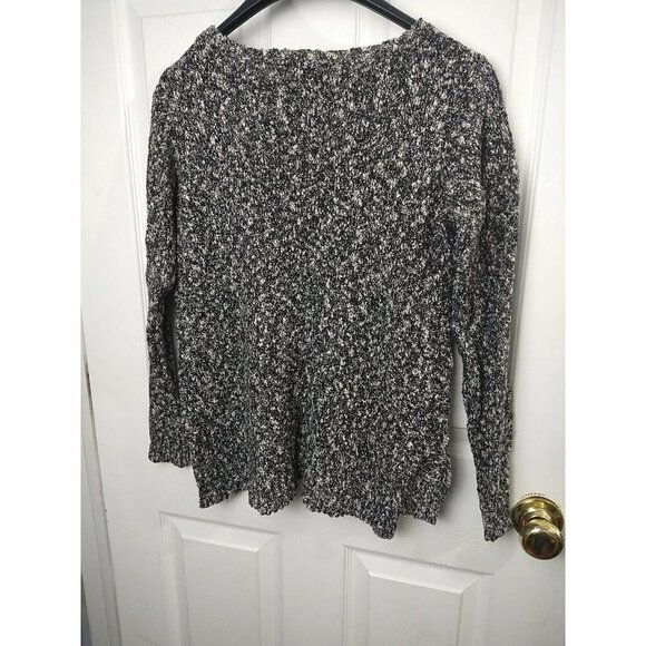 $ Buffalo David Button Black White Heather Long Sleeve Sweater Size XS - Picture 11 of 11